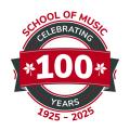 Icon celebrating the 100th Anniversary of the School of Music